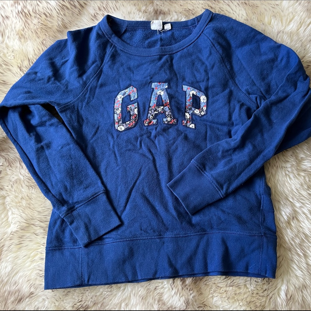 Floral Gap Logo Sweatshirt Small
